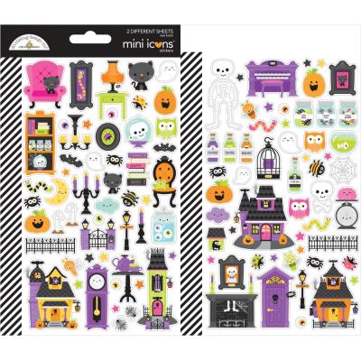 Doodlebug Happy Haunting Stickers - Mini Icons Stickers